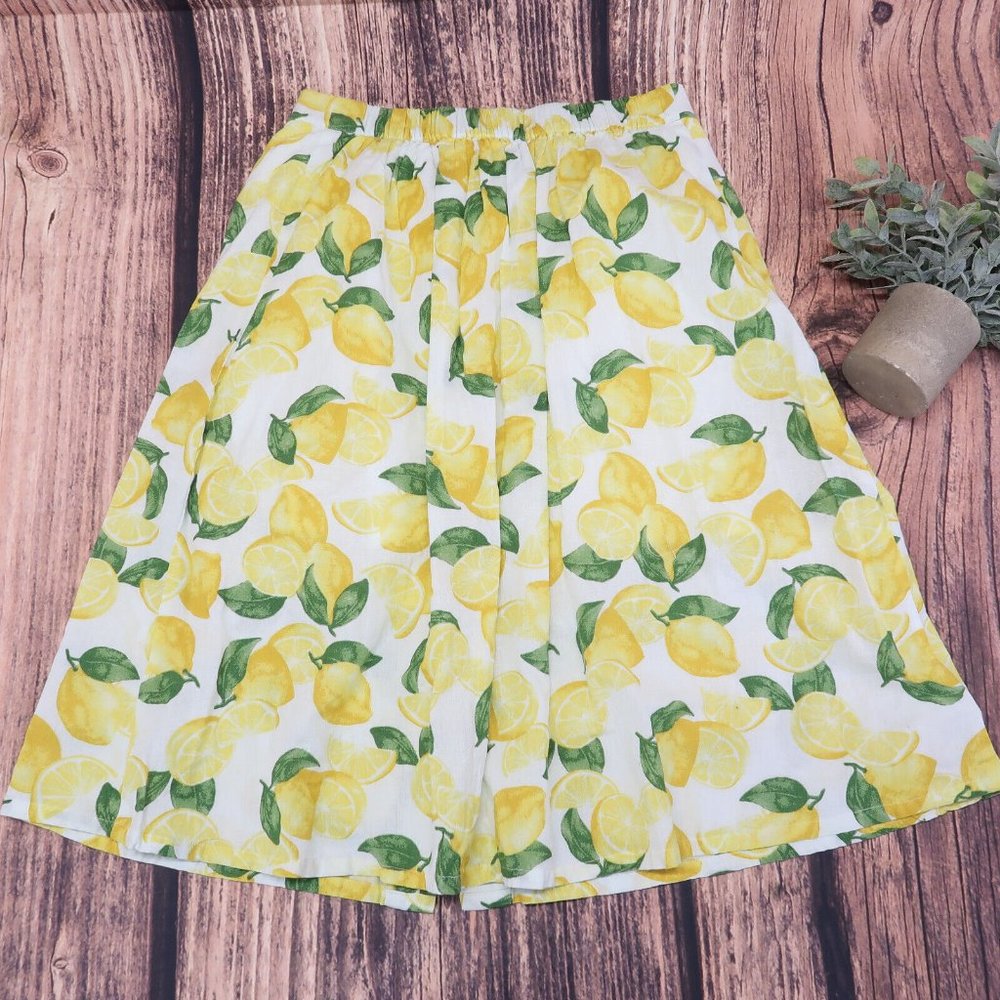 Bcbgeneration Lemons Print Button Down Skirt - Wo… - image 3